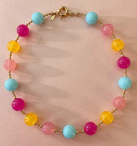 Berry Citrus Gumball Necklace