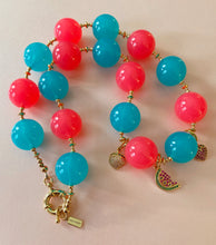 Load image into Gallery viewer, Cotton Candy Oversized Gumball Necklace
