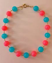 Load image into Gallery viewer, Cotton Candy Oversized Gumball Necklace
