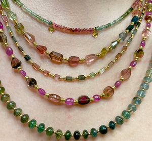 Rainbow Tourmaline Necklace