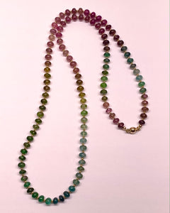 Rainbow Tourmaline Necklace