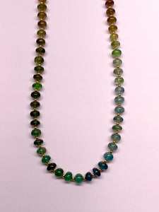 Rainbow Tourmaline Necklace