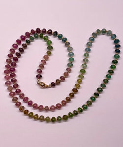 Rainbow Tourmaline Necklace