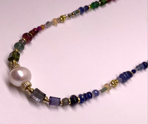 Colored Flow Necklace