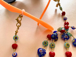 Millefiori Hearts Modular Necklace