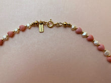 Load image into Gallery viewer, Pretty In Pink Hearts Necklace
