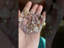 Load and play video in Gallery viewer, Lovely Lavender Necklace
